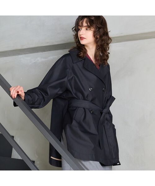 R-ISM / リズム トレンチコート | 【撥水加工】ケープショートトレンチ | 詳細7