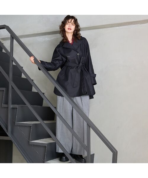 R-ISM / リズム トレンチコート | 【撥水加工】ケープショートトレンチ | 詳細10