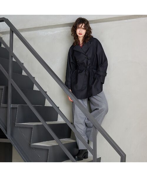 R-ISM / リズム トレンチコート | 【撥水加工】ケープショートトレンチ | 詳細12