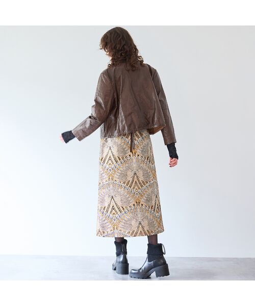 R-ISM / リズム ノーカラージャケット | 【リバーシブル】シープレザーリバージャケット | 詳細11