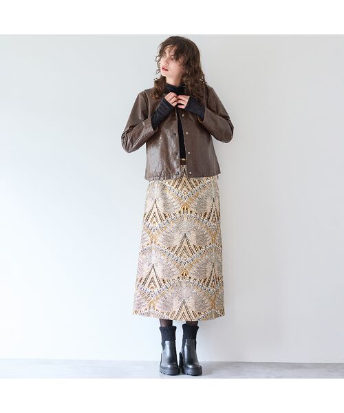 R-ISM / リズム ノーカラージャケット | 【リバーシブル】シープレザーリバージャケット | 詳細13