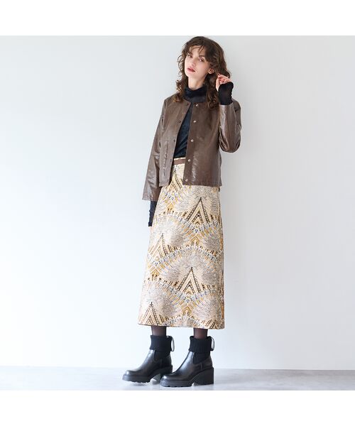 R-ISM / リズム ノーカラージャケット | 【リバーシブル】シープレザーリバージャケット | 詳細7