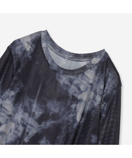 R-ISM / リズム カットソー | 【オリジナルプリント・洗える】チュールプリントカットソー | 詳細5