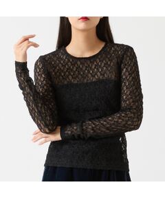 R-ISM / リズム カットソー | 【洗える】ストレッチレースカットソー