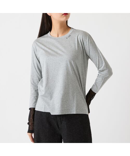 R-ISM / リズム カットソー | 【洗える】R-ISMロゴプリントロンTシャツ | 詳細3