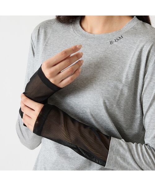 R-ISM / リズム カットソー | 【洗える】R-ISMロゴプリントロンTシャツ | 詳細4