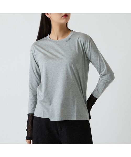 R-ISM / リズム カットソー | 【洗える】R-ISMロゴプリントロンTシャツ | 詳細6