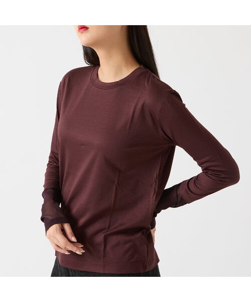 R-ISM/リズム 【洗える】R-ISMロゴプリントロンTシャツ ブラウン 6