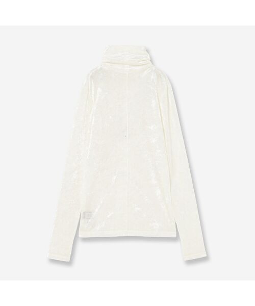 R-ISM / リズム カットソー | 【洗える】メッシュベロアタートルカットソー | 詳細3