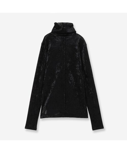 R-ISM / リズム カットソー | 【洗える】メッシュベロアタートルカットソー | 詳細10