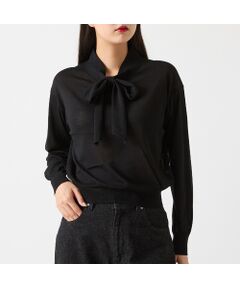 R-ISM / リズム ニット・セーター | 【洗える】ボウタイニットプルオーバー