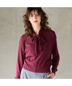 R-ISM / リズム ニット・セーター | 【洗える】ボウタイニットプルオーバー