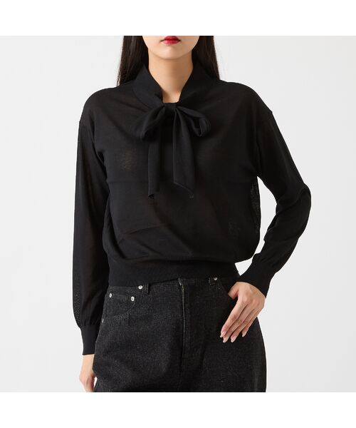 R-ISM / リズム ニット・セーター | 【洗える】ボウタイニットプルオーバー | 詳細1