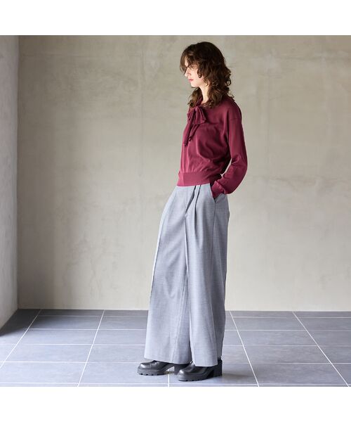 R-ISM / リズム ニット・セーター | 【洗える】ボウタイニットプルオーバー | 詳細6