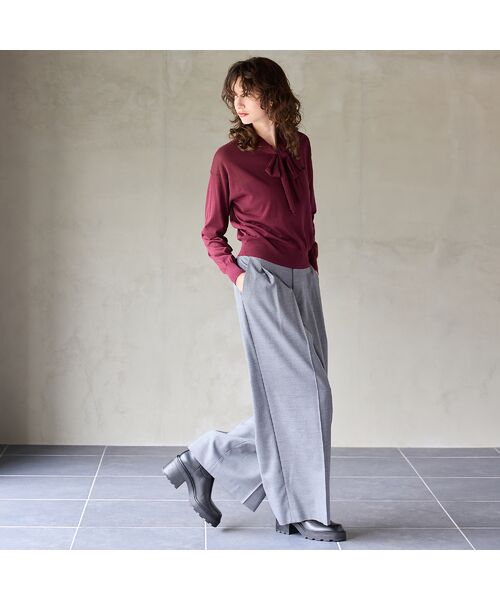 R-ISM / リズム ニット・セーター | 【洗える】ボウタイニットプルオーバー | 詳細7