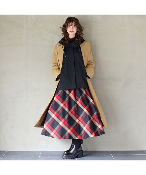 R-ISM / リズム ミニ・ひざ丈スカート | 【インポート素材】チェックフレアースカート | 詳細15