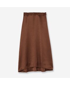 R-ISM / リズム ミニ・ひざ丈スカート | 【洗える】サテンAラインスカート