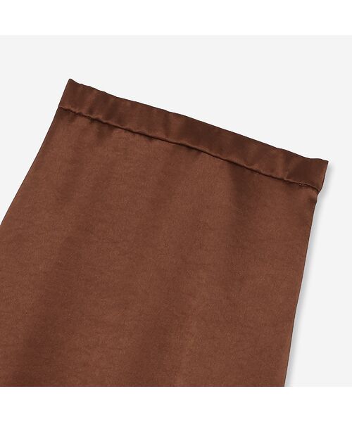 R-ISM / リズム ミニ・ひざ丈スカート | 【洗える】サテンAラインスカート | 詳細12