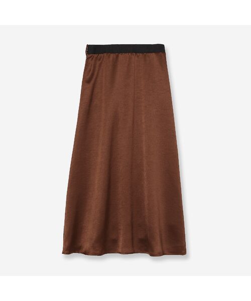 R-ISM / リズム ミニ・ひざ丈スカート | 【洗える】サテンAラインスカート | 詳細13