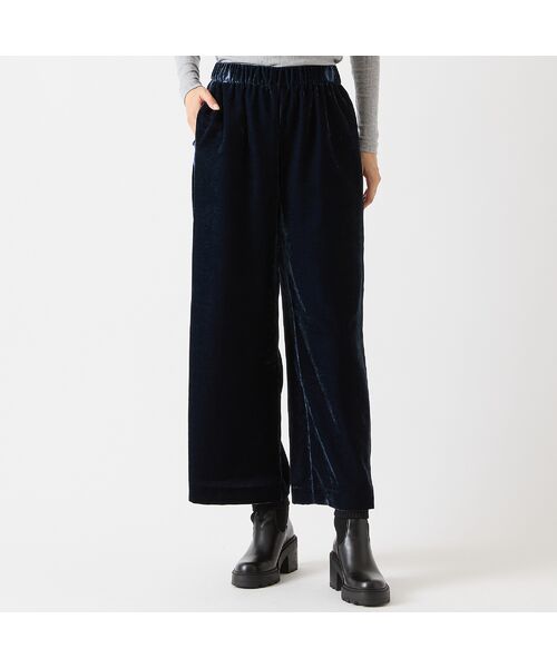 R-ISM / リズム その他パンツ | 【S/M/Lサイズあり・ウエストゴム】ベルベットワイドパンツ | 詳細1