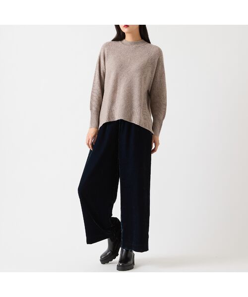 R-ISM / リズム その他パンツ | 【S/M/Lサイズあり・ウエストゴム】ベルベットワイドパンツ | 詳細10