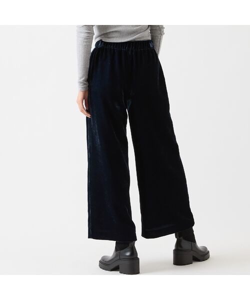 R-ISM / リズム その他パンツ | 【S/M/Lサイズあり・ウエストゴム】ベルベットワイドパンツ | 詳細6