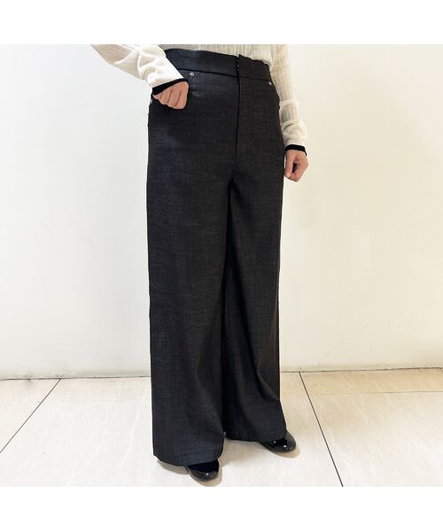 R-ISM / リズム デニムパンツ | 【R-ISM人気シルエット・洗える・S/M/Lサイズあり】デニムバギーパンツ | 詳細1