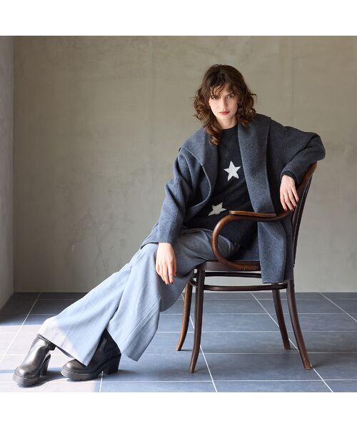 R-ISM / リズム その他パンツ | 【R-ISM人気シルエット・洗える・S/M/Lサイズあり】ストライプバギーパンツ | 詳細1