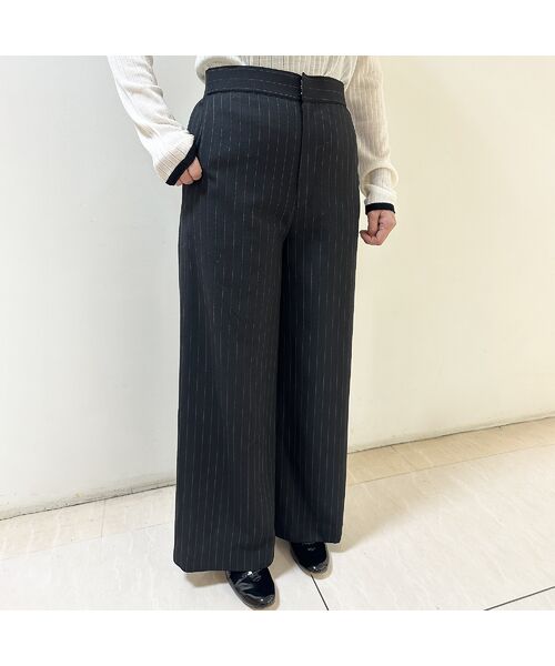 R-ISM / リズム その他パンツ | 【R-ISM人気シルエット・洗える・S/M/Lサイズあり】ストライプバギーパンツ | 詳細9