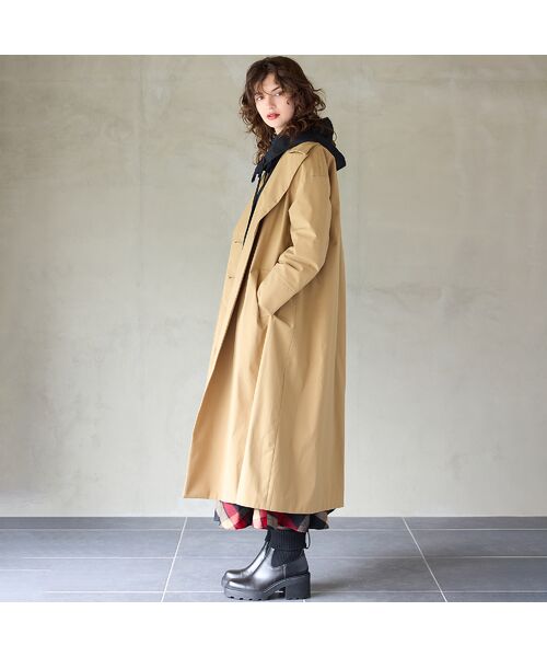 R-ISM / リズム ダウンジャケット・ベスト | 【防風・着ぶくれしない】薄ダウンロングコート | 詳細3