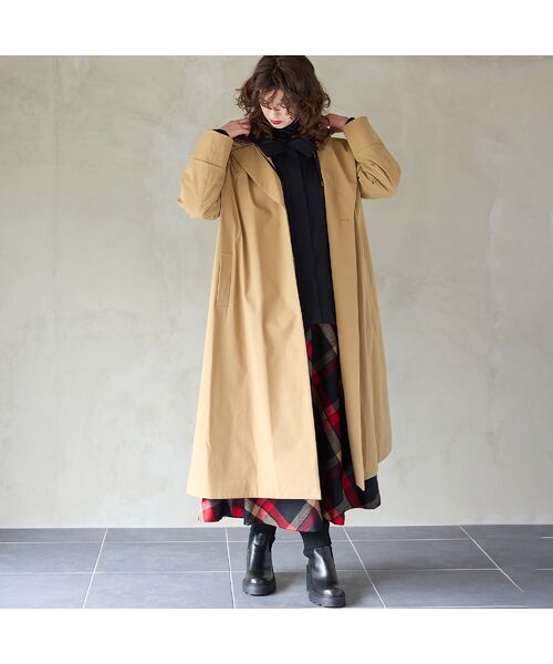 R-ISM / リズム ダウンジャケット・ベスト | 【防風・着ぶくれしない】薄ダウンロングコート | 詳細4