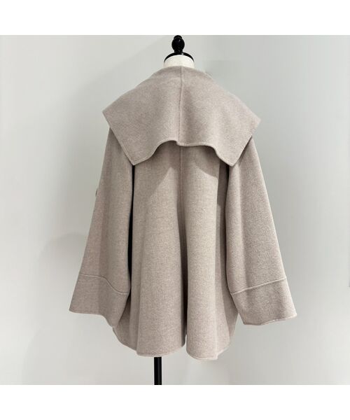 R-ISM / リズム その他アウター | 【カシミヤブレンド】リバードレープミドルコート | 詳細9