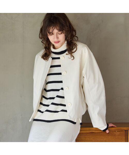 R-ISM / リズム ダウンジャケット・ベスト | 【防風・着ぶくれしない】薄ダウンコクーンスリーブジャケット | 詳細2