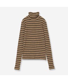 R-ISM / リズム カットソー | 【カシミヤブレンド・洗える】ボーダータートルカットソー