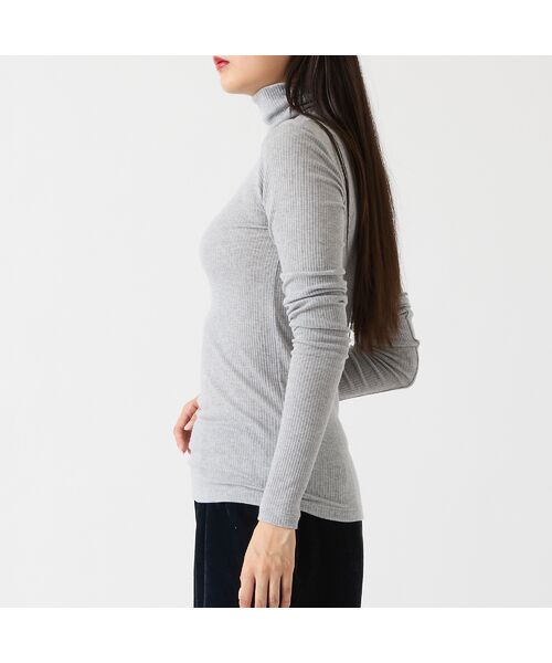 R-ISM / リズム カットソー | 【カシミヤブレンド・洗える】タートルカットソー | 詳細3
