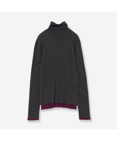 R-ISM / リズム ニット・セーター | ワイドリブ配色ニット