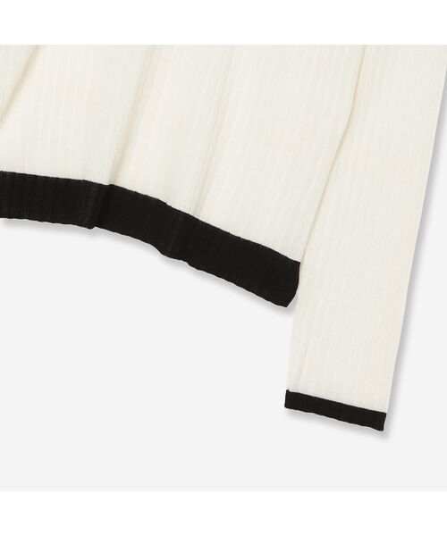 R-ISM / リズム ニット・セーター | ワイドリブ配色ニット | 詳細2