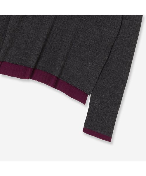 R-ISM / リズム ニット・セーター | ワイドリブ配色ニット | 詳細5