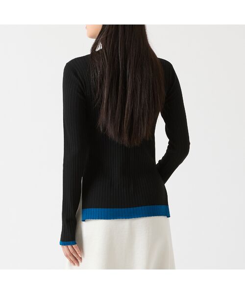 R-ISM / リズム ニット・セーター | ワイドリブ配色ニット | 詳細10