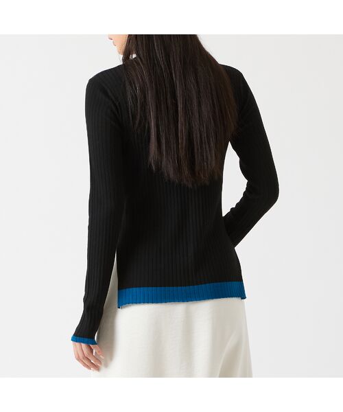 R-ISM / リズム ニット・セーター | ワイドリブ配色ニット | 詳細11