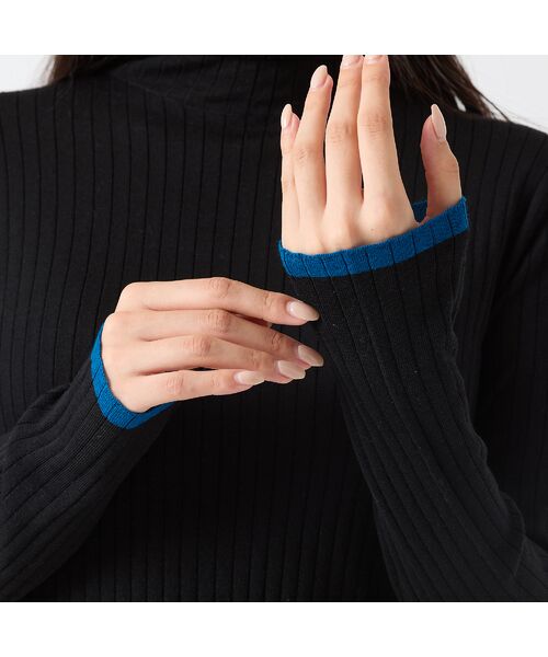 R-ISM / リズム ニット・セーター | ワイドリブ配色ニット | 詳細13