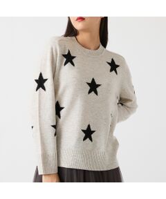 R-ISM / リズム ニット・セーター | 【カシミヤ100％】スターインターシャニット