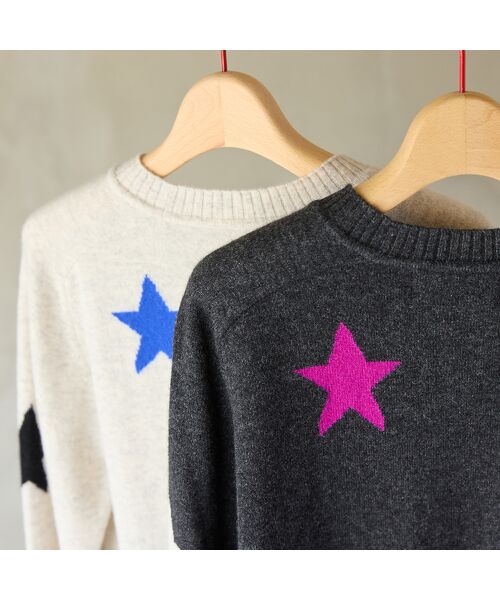 R-ISM / リズム ニット・セーター | 【カシミヤ100％】スターインターシャニット | 詳細10