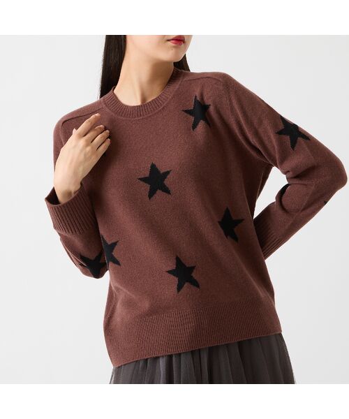 R-ISM / リズム ニット・セーター | 【カシミヤ100％】スターインターシャニット | 詳細12