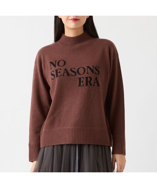 R-ISM / リズム ニット・セーター | 【カシミヤ100％】メッセージロゴインターシャニット | 詳細1