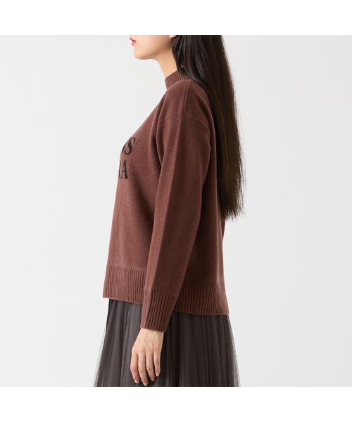 R-ISM / リズム ニット・セーター | 【カシミヤ100％】メッセージロゴインターシャニット | 詳細3