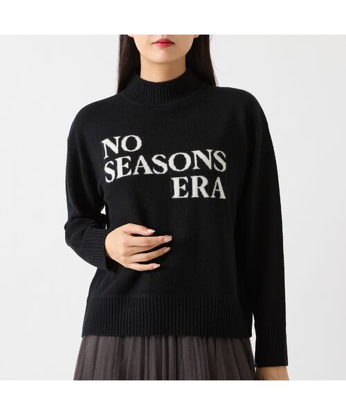 R-ISM / リズム ニット・セーター | 【カシミヤ100％】メッセージロゴインターシャニット | 詳細6