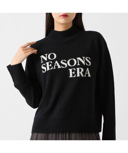 R-ISM / リズム ニット・セーター | 【カシミヤ100％】メッセージロゴインターシャニット | 詳細7