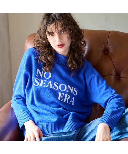 R-ISM / リズム ニット・セーター | 【カシミヤ100％】メッセージロゴインターシャニット | 詳細11