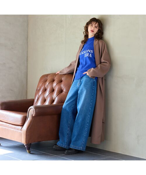 R-ISM / リズム ニット・セーター | 【カシミヤ100％】メッセージロゴインターシャニット | 詳細14